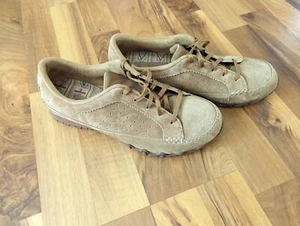 Skechers Relaxed Fit Air Cooled Memory Foam Womens Size 10 Tan Lace Up Shoes - Picture 1 of 9