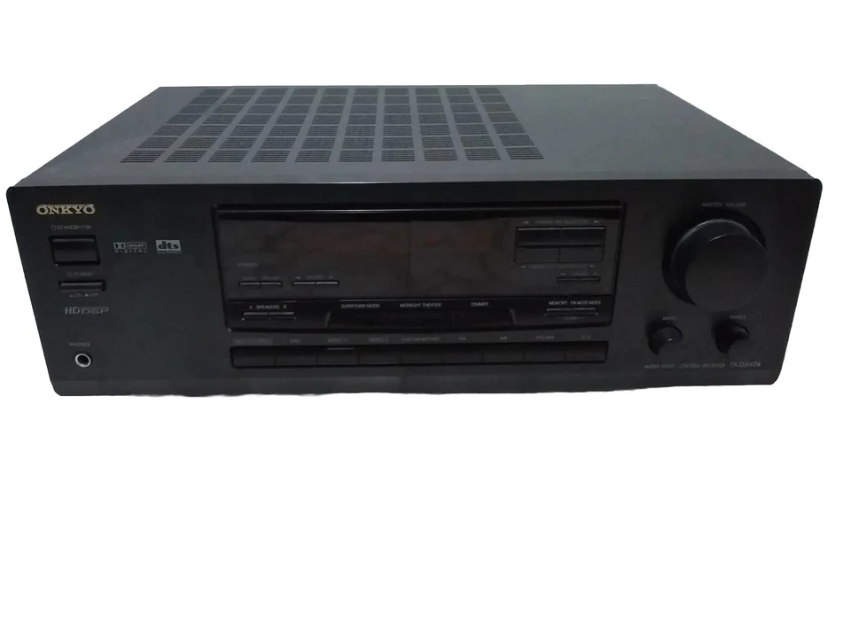 ONKYO TX-DS474 AV 5.1 Surround Sound Receiver Dolby Digital DTS W Antenna READ - Image 1 of 4