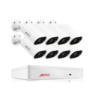Anran K08A2819 Smart Wired Security Camera AHD DVR Kit - 8Ch DVR, 8 Cameras - Bild 1 von 4