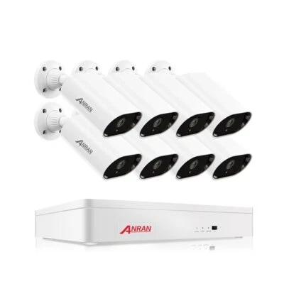 Anran K08A2819 Smart Wired Security Camera AHD DVR Kit - 8Ch DVR, 8 Cameras - Image 1 of 4