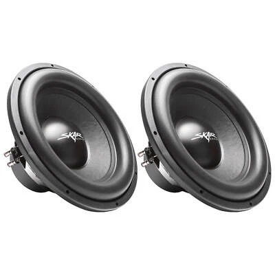 (2) NEW SKAR AUDIO SDR-15 D4 15" 1200W MAX POWER DUAL 4 OHM SUBWOOFERS - PAIR