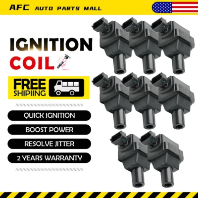 8*Ignition Coil For 1996-02 Mercedes-Benz SL600 1996-99 Mercedes-Benz S500 S600 Foto 1 de 4