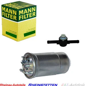 MANN Kraftstofffilter+Ventil,Kraftstoff.F  VW AUDI SEAT SKODA 1.9 TDI SDI  - Bild 1 von 2