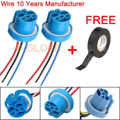 GLOFE Wire Harness 9444 Pigtail Female 9004 HB1 Head Light Bulb Socket Plug OE - Image 1 of 4