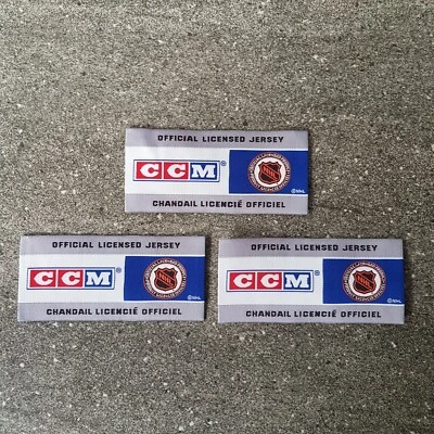Etiqueta de parche de insignia de hockey con licencia oficial CCM de la NHL Crest 10 un. cosida Foto 1 de 3
