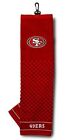 NFL besticktes dreifach faltbares Handtuch - San Francisco 49ers Golf 