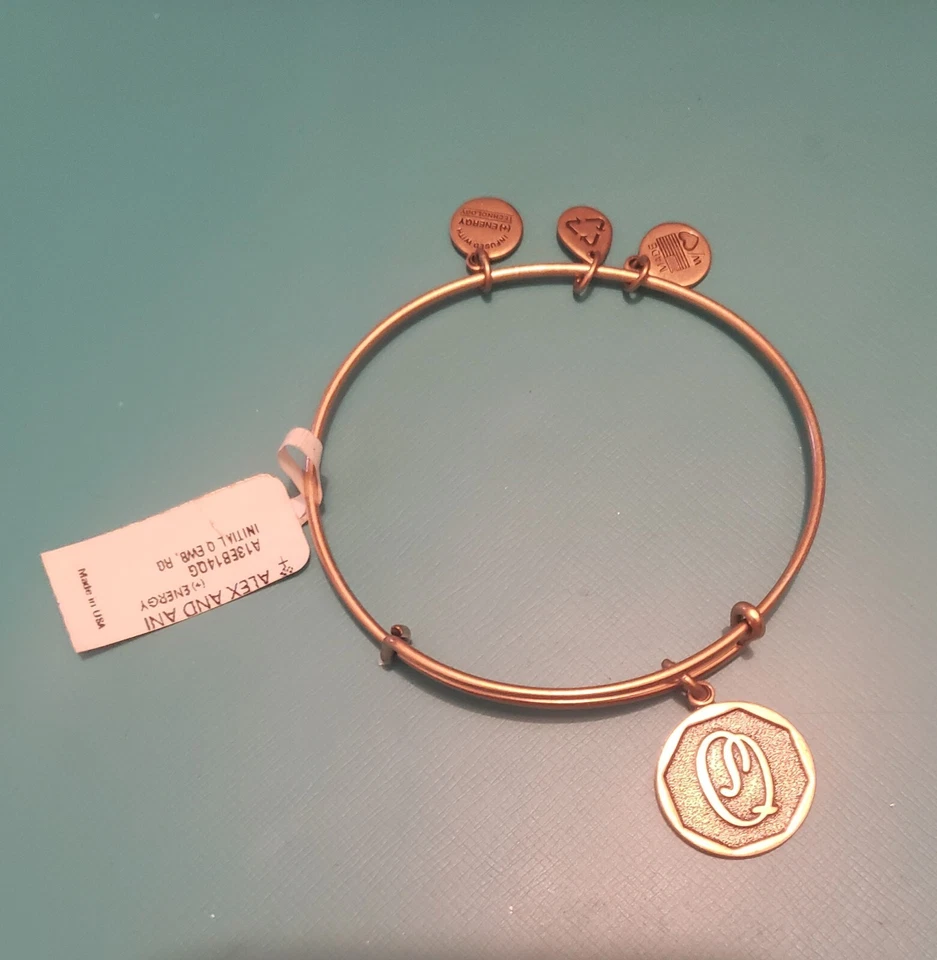 Pulsera Alex and Ani + Plata Energética Nueva con Etiquetas - Hogar Libre de Humo - BRONCE Q Foto 1 de 1