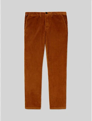 Мужские коричневые вельветовые брюки TOMMY HILFIGER Denton НОВЫЕ 36x32 - Изображение 1 из 2