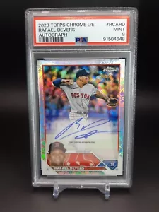 2023 Topps Chrome Logofractor Rafael Devers Logofractor Auto #RCA-RD - Foto 1 di 2