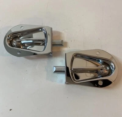 Пара внутренних ручек в сборе для задней двери грузовика Chevy GMC 1955 1956 1957 1958 годов выпуска - Изображение 1 из 4