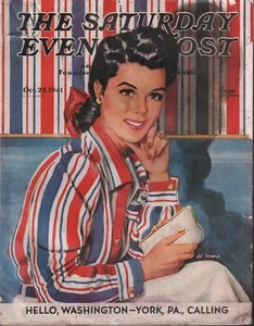 Saturday Evening Post October 25 1941 Al Moore Hy Rubin 101718DBE - Picture 1 of 1