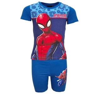 Marvel Spiderman niños niños conjunto de verano camisa pantalones cortos talla 98-128 algodón - Imagen 1 de 9