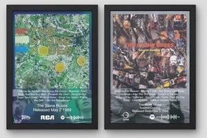 Stone Roses Album Posters A1-5 Frame Option Ian Brown John Squire Indie Britpop - Imagen 1 de 13