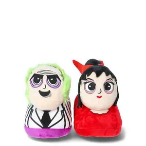 Beetlejuice Women’s Slippers Sz 9-10 - Ground Up - Beetlejuice Lydia Deetz NEW - Picture 1 of 11