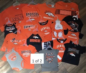 NFL Denver Broncos Clothing - Various Sizes Men's, Women's, Youth & Kids - Picture 1 of 189