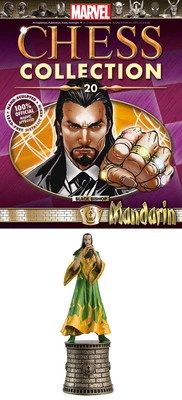 Eaglemoss Chess NEW * Mandarin * #20 Black Bishop Marvel Iron Man Magazine - Image 1 of 4