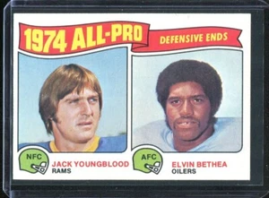 1975 Topps Football # 213 All Pro Defensive Ends (NM-MT) - Picture 1 of 2