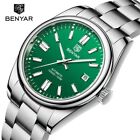 BENYAR (Part of Pagani) Automatic Green Face Stainless Steel Bracelet Watch