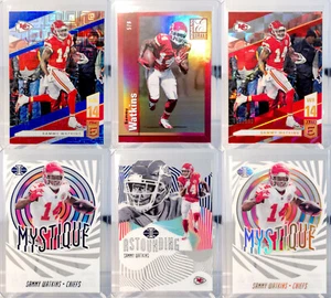 2019 Sammy Watkins Lot x6 RARE SSP /8 /10, Acetate #'d Inserts and More! Chiefs - Bild 1 von 2