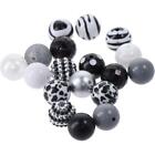 50 PCS 20mm Bubblegum Beads Rhinestone Chunky Beads Bubble Beads  Necklace
