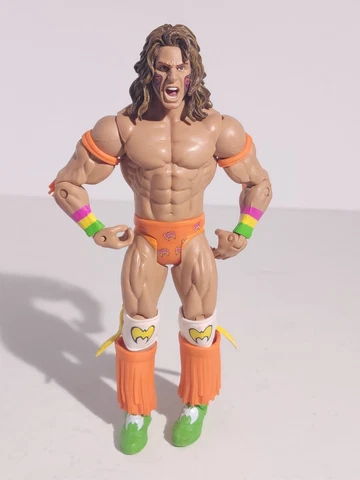WWE Wrestling Mattel Basic Then Now Forever Series 2 The Ultimate Warrior Figure Cover