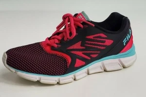 Fila Women's Running Tennis Sneakers Shoes Size 8 Pink and Teal CoolMax Foam - Picture 1 of 11