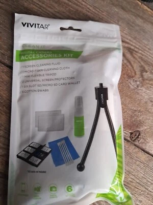 Kit de accesorios para cámara digital Vivitar Clean It nuevo Foto 1 de 4