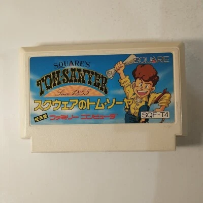 Square's Tom Sawyer (Nintendo Famicom FC NES, 1989) Japan Import - Image 1 of 4