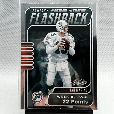 2020 PANINI ABSOLUTE DAN MARINO FANTASY FLASHBACKS #FF-DM MIAMI DOLPHINS - Image 1 of 2