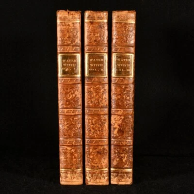 1830 3vol The Water Witch Clarke Binding - Image 1 of 4