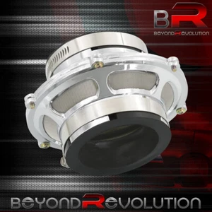 Universal 2.75" Cold Air Intake Bypass Water Rain Valve Filter Dry Mesh Kit SILV - Bild 1 von 3