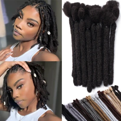 Extensiones de cabello sintético trenzado de ganchillo rastas de 6"12" para hombres y mujeres áspero grueso Foto 1 de 4