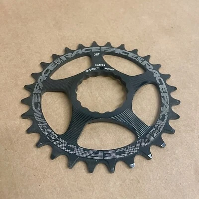 Race Face 1X Cinch, 28t Direct Mount Chainring - Narrow Wide, Black - Image 1 of 2