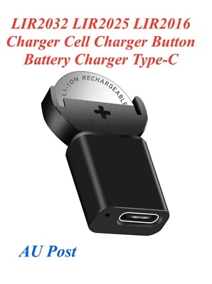 1 × LIR2032 LIR2025 LIR2016 Charger Cell Charger Button Battery Charger Type-C - image 1 of 3