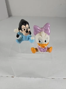 Vintage Disney Babys Daisy, Goofy 2,5" Keramikfiguren - Bild 1 von 5