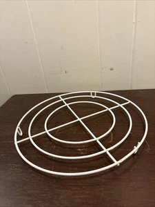 10” White Powder Coated Metal Trivet Hot Pot Pan Holder - Picture 1 of 3