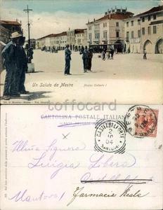 VENEZIA CITTA'-MESTRE-PIAZZA UMBERTO I-TRAM-D16-43 - Picture 1 of 1