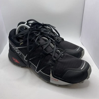 Salomon Speed cross Vario 2 Black Trail Shoes Men’s Size Uk 9.5 Us 10 - Image 1 of 4