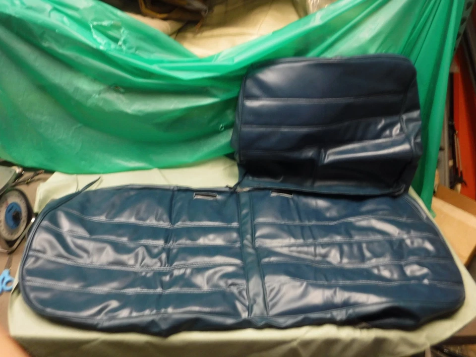 Incomplete Set 1970 to 1972 Oldsmobile Cutlass 442 Front Bench Seat Covers 442 - Image 1 of 4