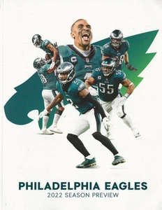 PHILADELPHIA EAGLES 2022 Season Preview Yearbook Jalen Hurts NFL Football - Picture 1 of 1