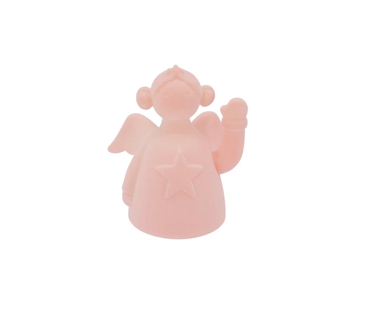 Winke-Engel "Saga" - der winkende Weihnachtsgruß in rosa - Winkefigur