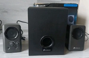Corsair SP2200 2.1PC Sistema di Altoparlanti Gaming Audio Series 46 Watt Nero - Foto 1 di 24