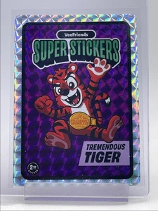 TREMENDOUS TIGER 2025 VEEFRIENDS SUPER STICKERS MANGA SERIES PURPLE Q5718 - Picture 1 of 2