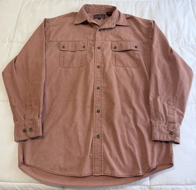 Camisa de trabajo Cotton Works Falcon Bay manga larga abotonada ropa de trabajo grande descolorida Foto 1 de 4