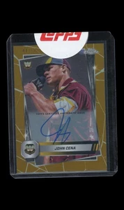 2025 Topps Chrome WWE John Cena /50 On Card Auto Gold - Bild 1 von 2