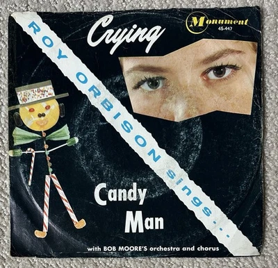 Roy Orbison Sings Crying Candy Man 45RPM Vinyl EP 7” 1961 Monument 45-447 VG+ - Image 1 of 4