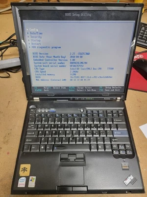 Lenovo T61 LAPTOP - PARTS ONLY - SEE DESCRIPTION - Image 1 of 4