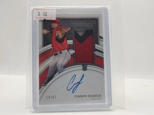 2022 Immaculate Rookie Patch Auto Jersey Number #129 Connor Seabold /67 - Bild 1 von 2