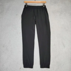 Reima Joggers Kids 13Y Black Stretch Drawstring Waist Tapered Leg Pants Active - Picture 1 of 14