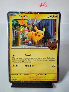 Pikachu 018/091 Cosmos Holo Rare - Trick or Trade Promo - DOUBLE SWIRL #5 - Bild 1 von 4